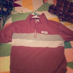 Pink Half Zip